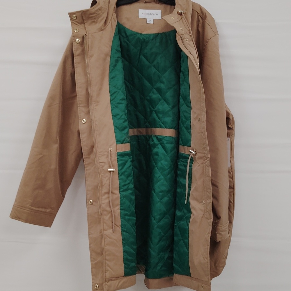 Liz Claiborne Plus Midweight Anorak - Picture 9 of 13